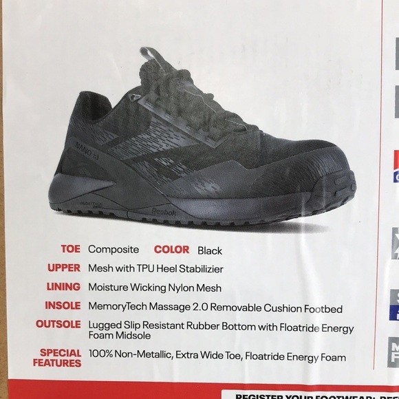 Nano X1 Adventure Work EH Comp Toe Women's Size 9 W - Picture 15 of 15